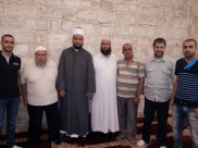 بالصور: عقد قران الشاب جمال ميمة من اللد في المسجد الأقصى المبارك 